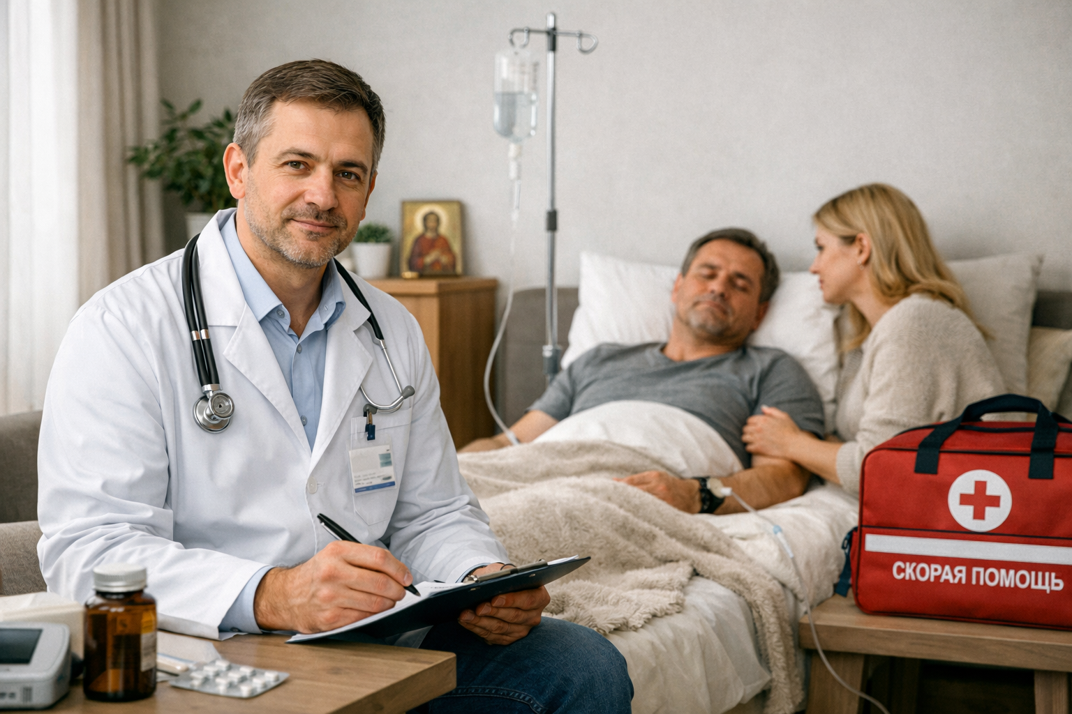 Противопоказания к выводу из запоя на дому: когда нужна скорая